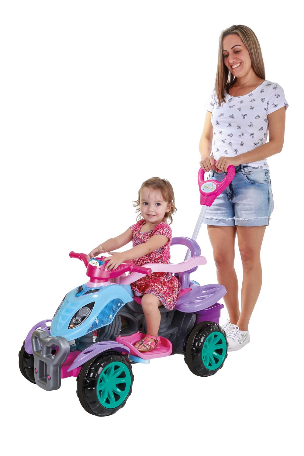 Quadriciclo Passeio Ou Pedal Menina Maral Mini Veículo a Pedal