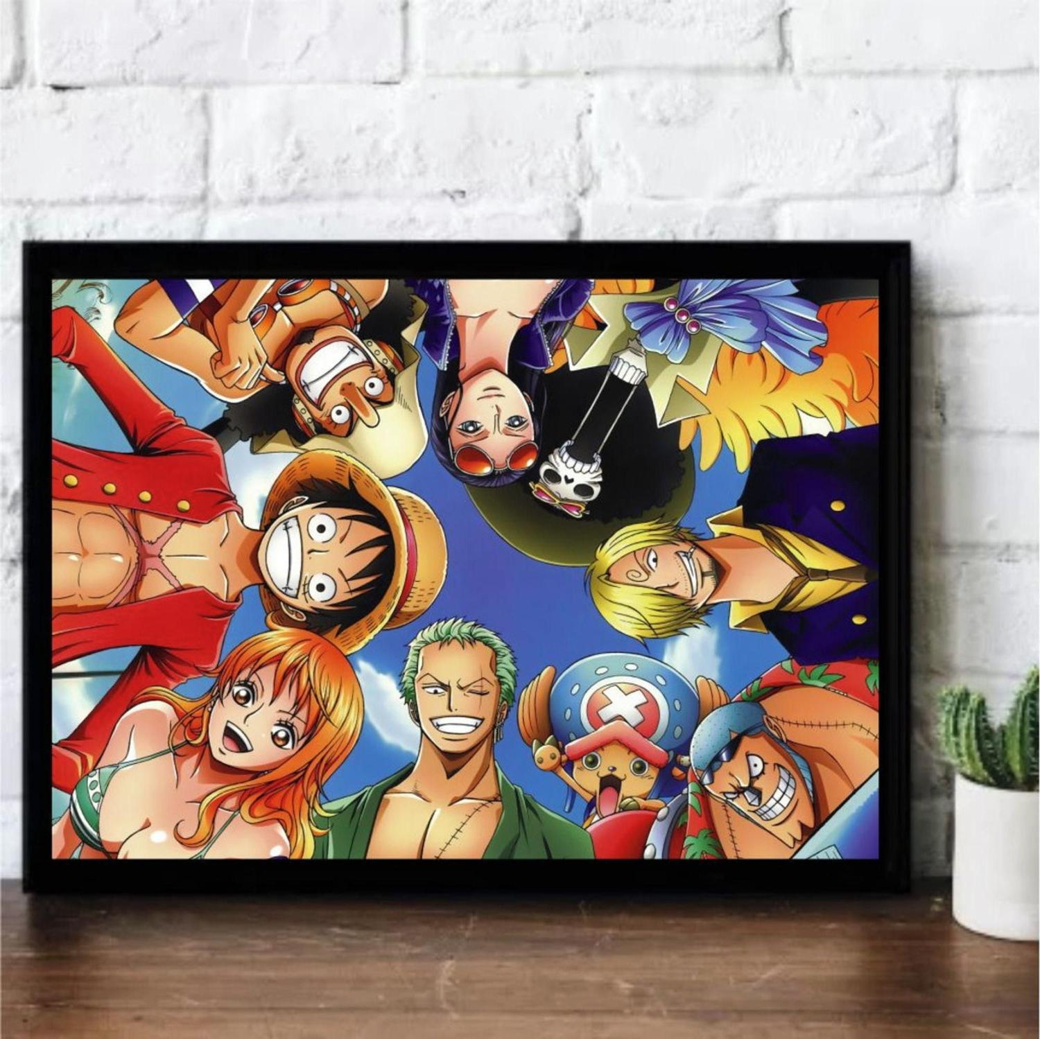 Quadro Decorativo One Piece Mod 739 Tam 22cmx33cm Sempre Viva Home Decor Quadro E Poster Decorativo Magazine Luiza