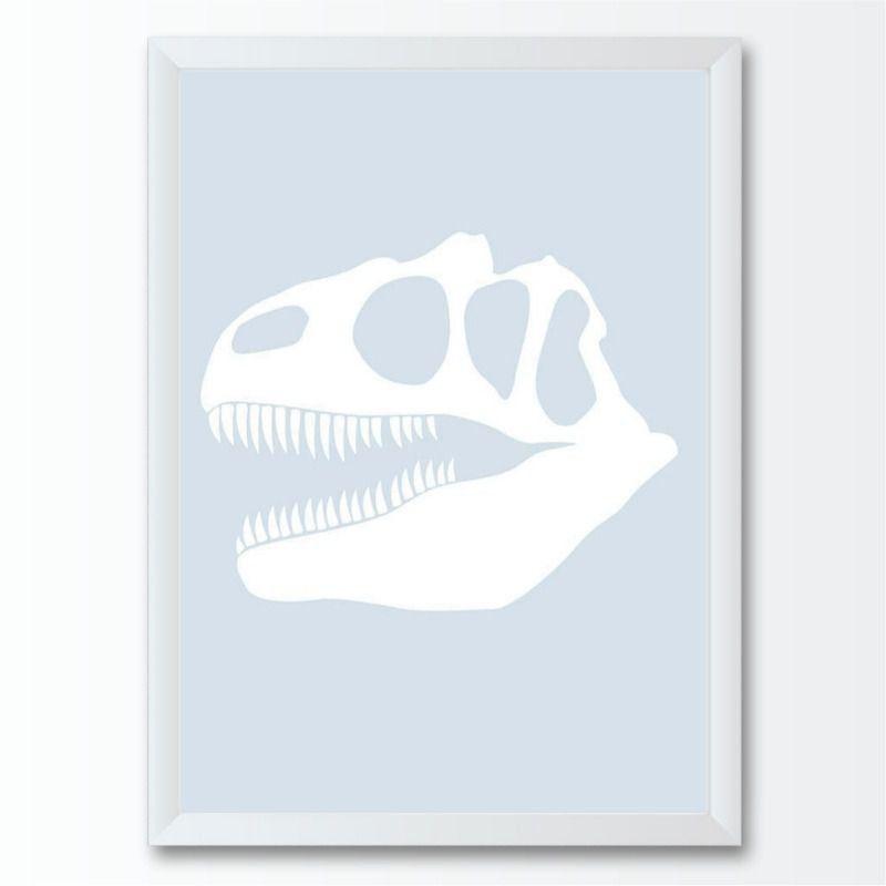 Quadro Infantil Caveira Cabeca Dinossauro Conspecto Quadro Decorativo Magazine Luiza