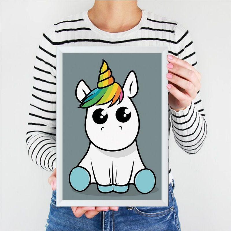 Quadro infantil desenho unicórnio baby - Conspecto - Quadro Decorativo -  Magazine Luiza