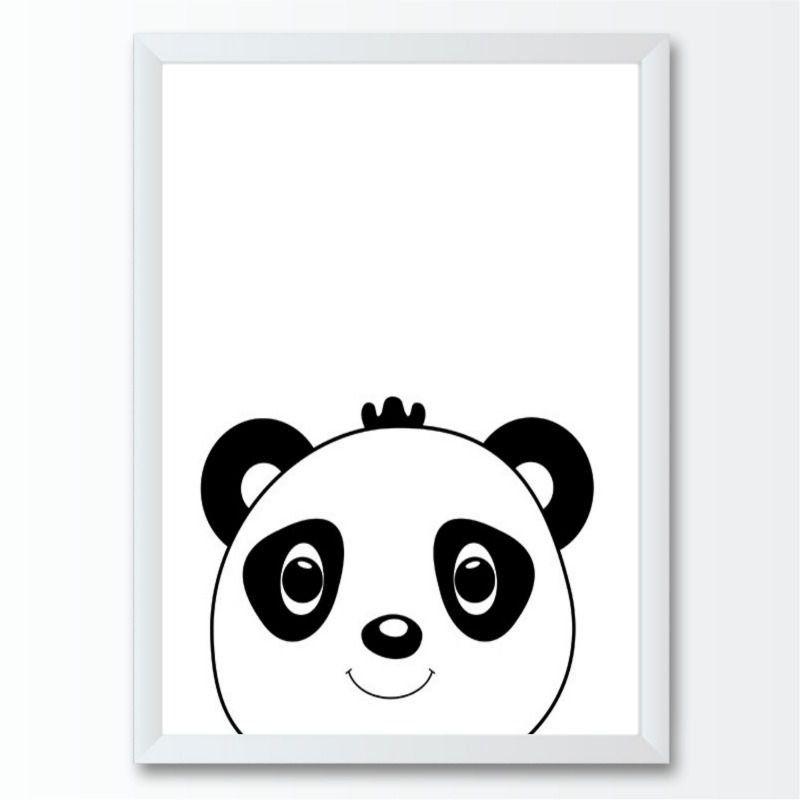 Desenho preto e branco urso fofo feliz correndo desenho vetorial fotomural  • fotomurais boneca, gráfico, bebê animais