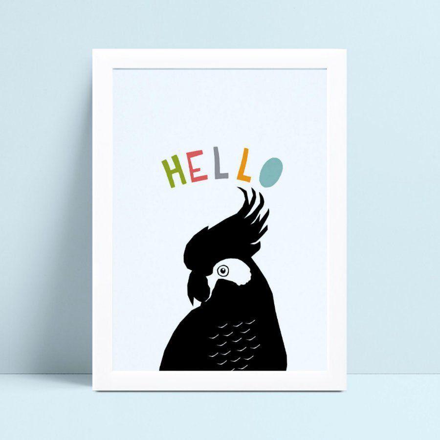 Quadro Infantil Quarto Bebe Animal Cacatua Papagaio P B Conspecto Quadro Decorativo Magazine Luiza