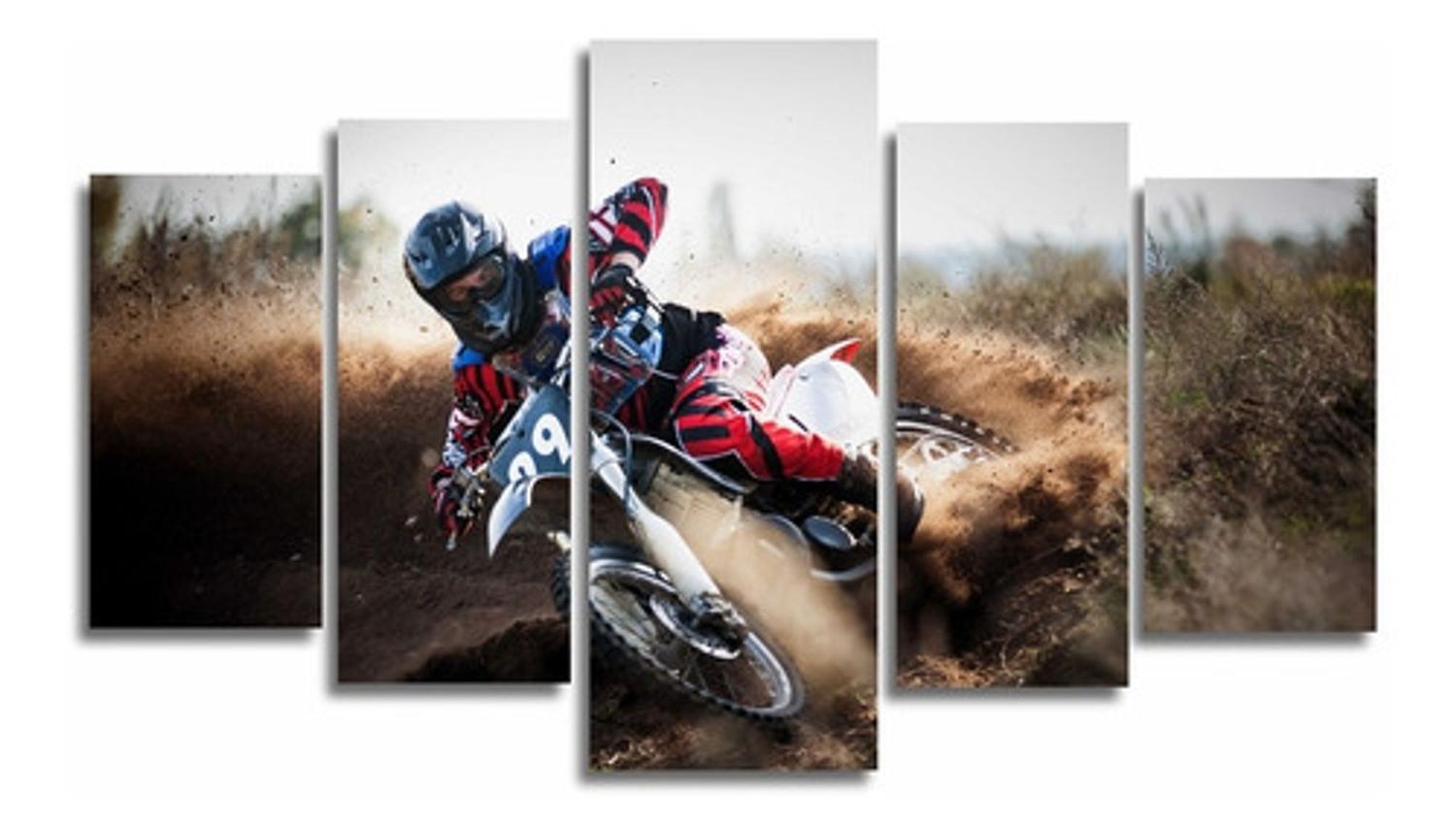Quadro Motocross Corrida Trilha Sala Quarto Garagem Paradecoracao Quadro Decorativo Magazine Luiza
