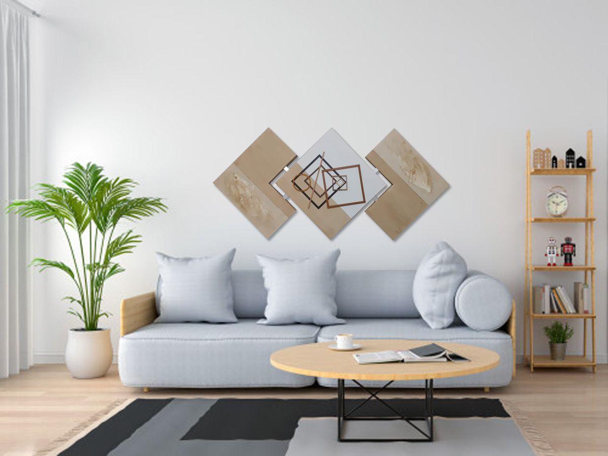 Quadros Para Sala de Estar Grande 60x120 cm Interiores - Decorando Com