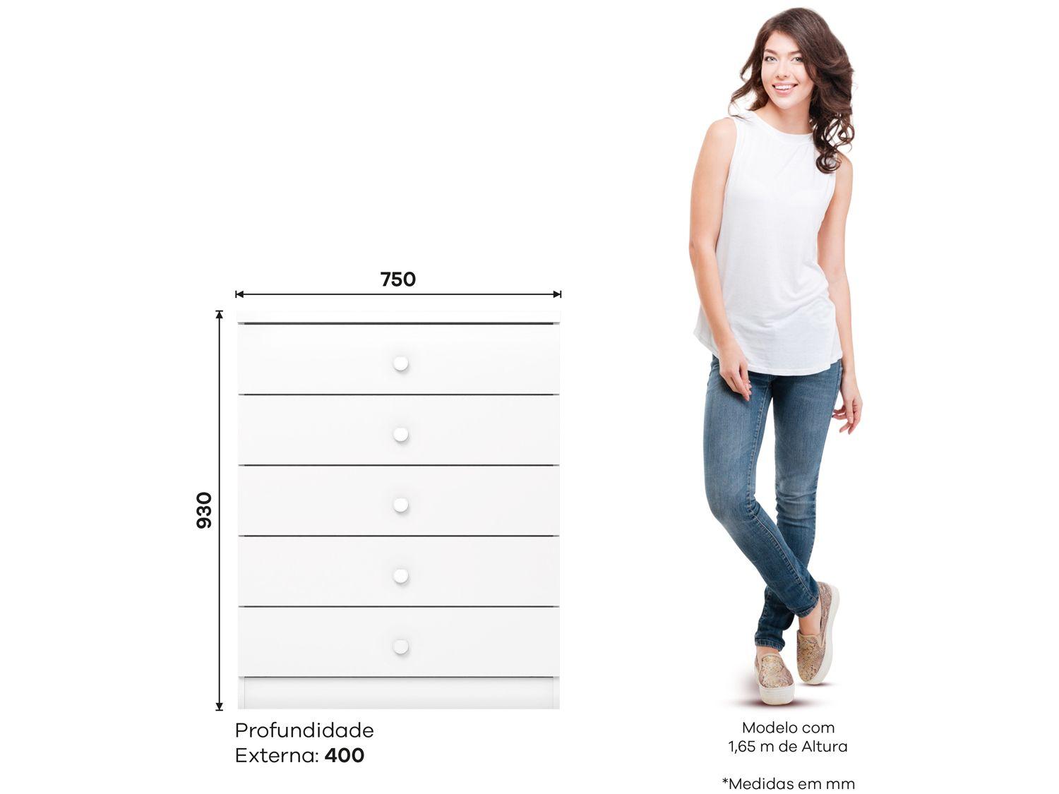Quarto de Bebê Completo com Berço Cômoda e Guarda-roupa Henn Bala de Menta Branco