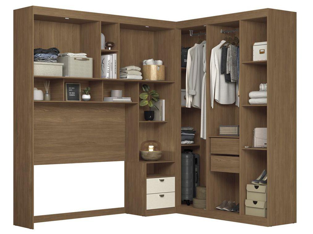 Quarto Modulado Casal 4 Peças Santos Andirá Lugano