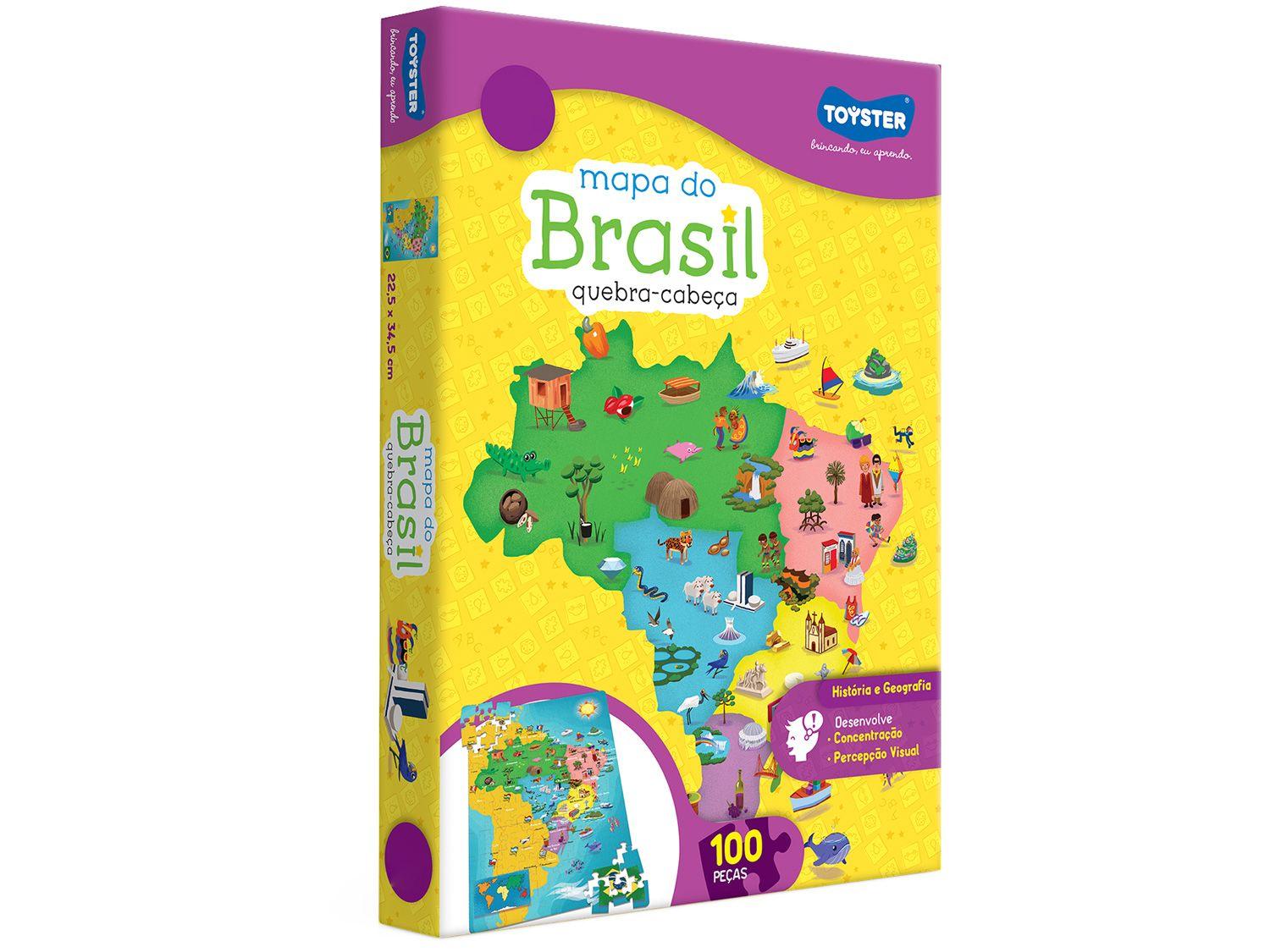 Quebra-cabeça 100 Peças História e Geografia