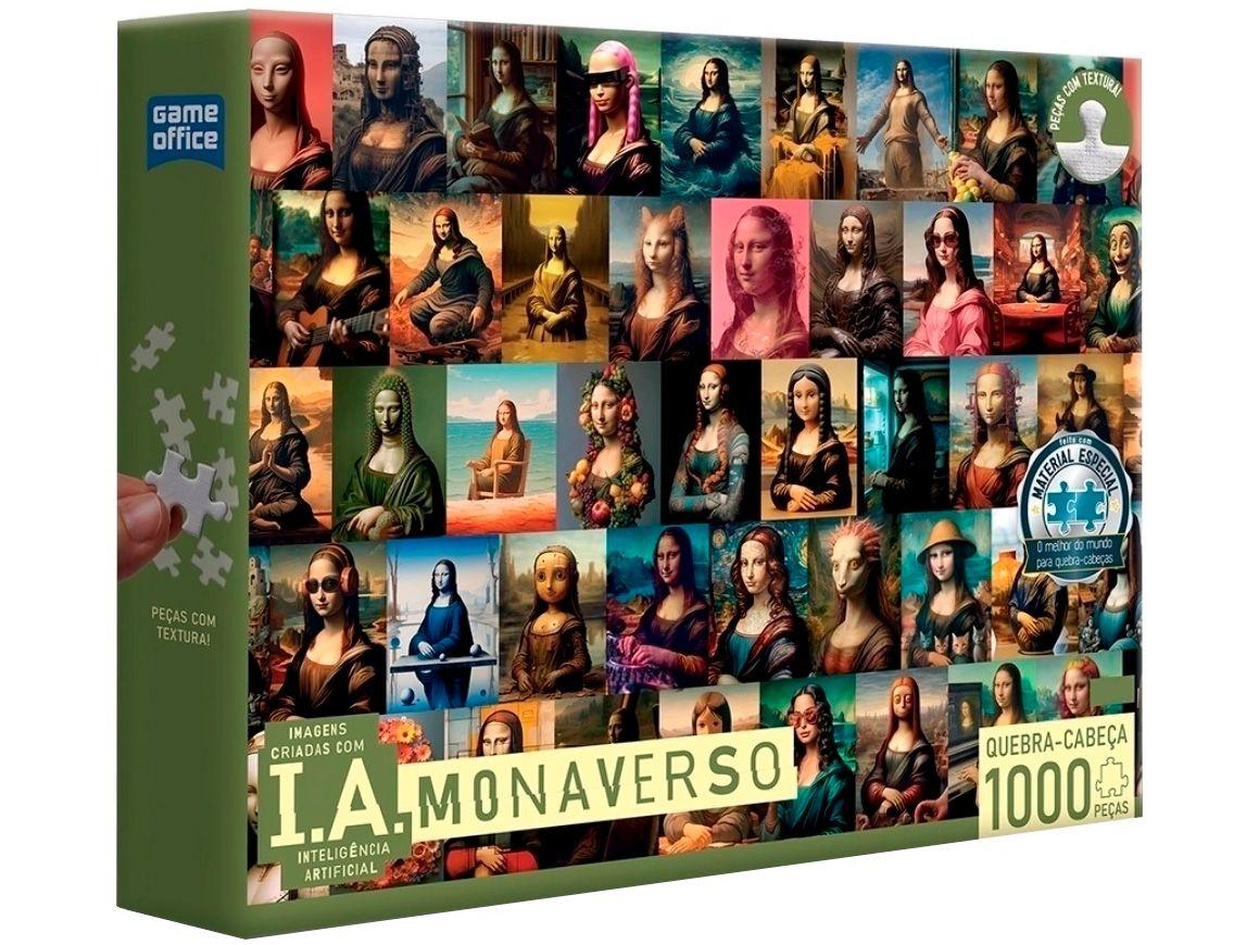 Quebra-cabeça 1000 Peças Game Office IA Monaverso