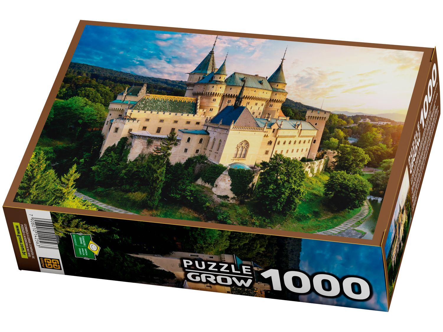 Quebra-cabeça 1000 Peças Puzzle Adulto Castelo Medieval Grow