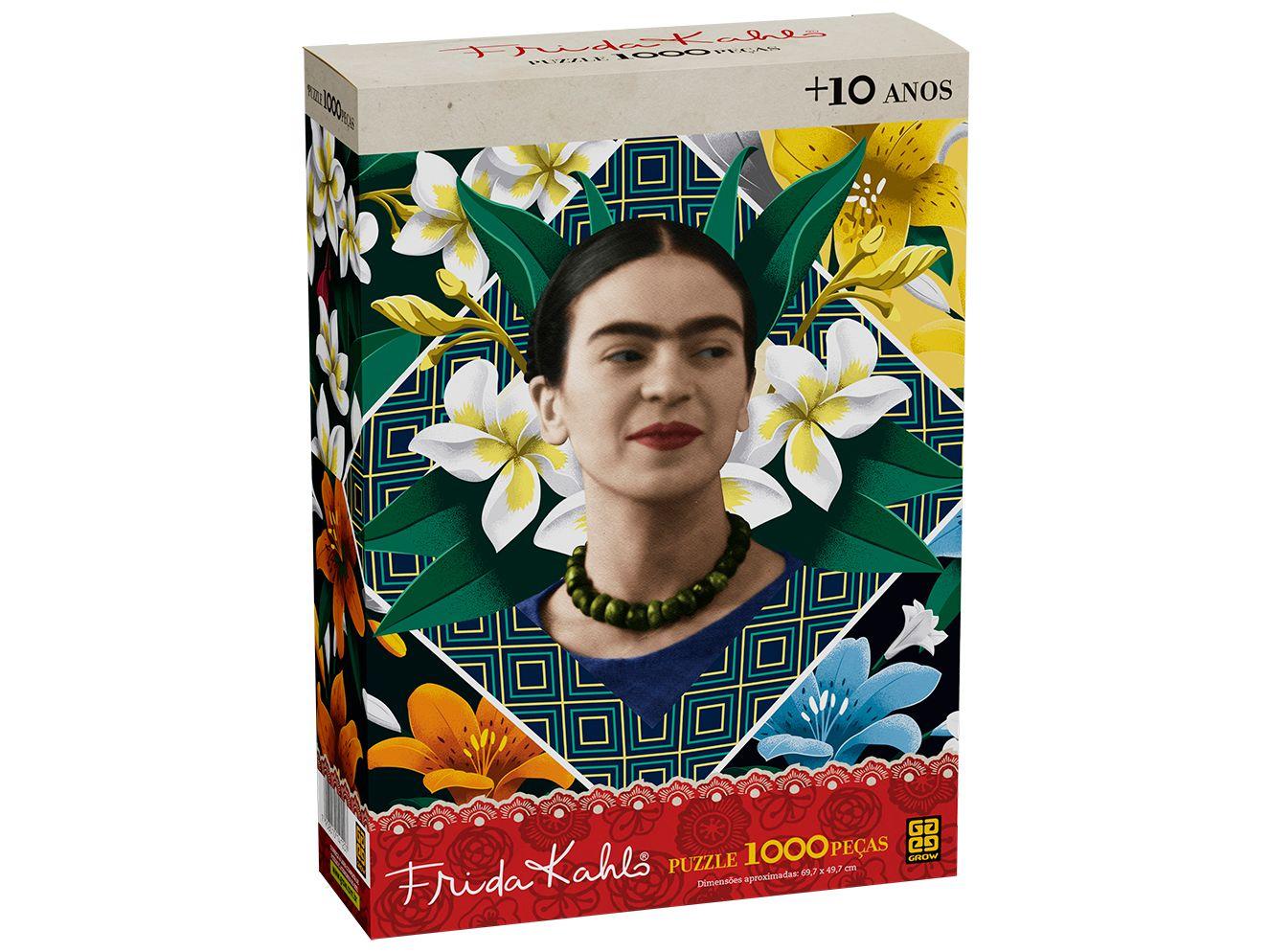 Quebra-cabeça 1000 Peças Puzzle Frida Kahlo Grow