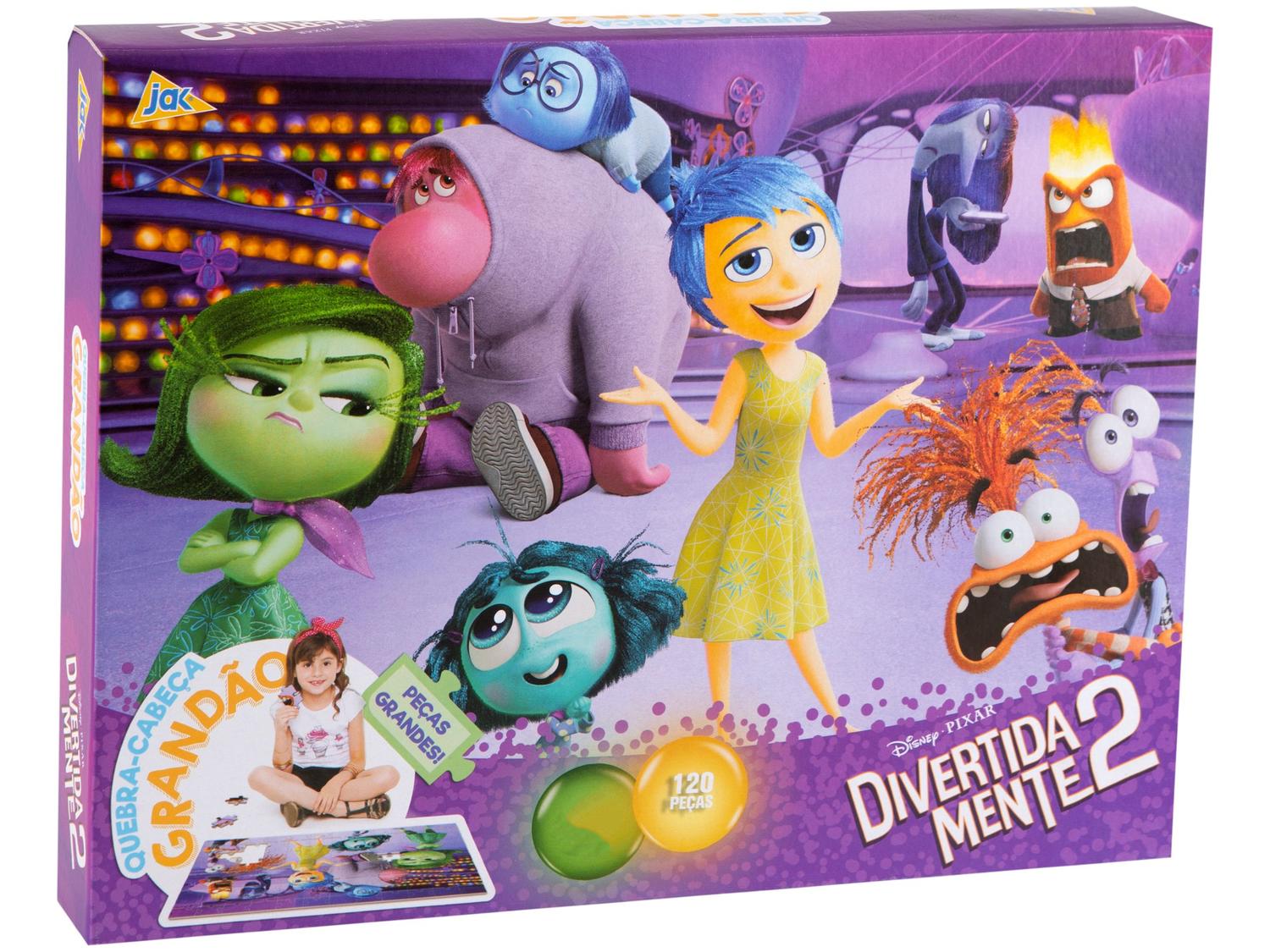 Quebra-cabeça 120 Peças Jak Divertidamente 2