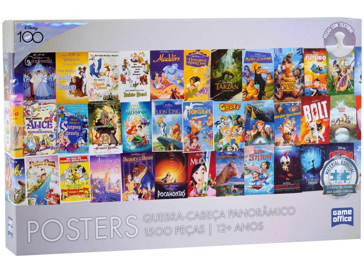 Quebra-cabeça 1500 Peças Disney Game Office