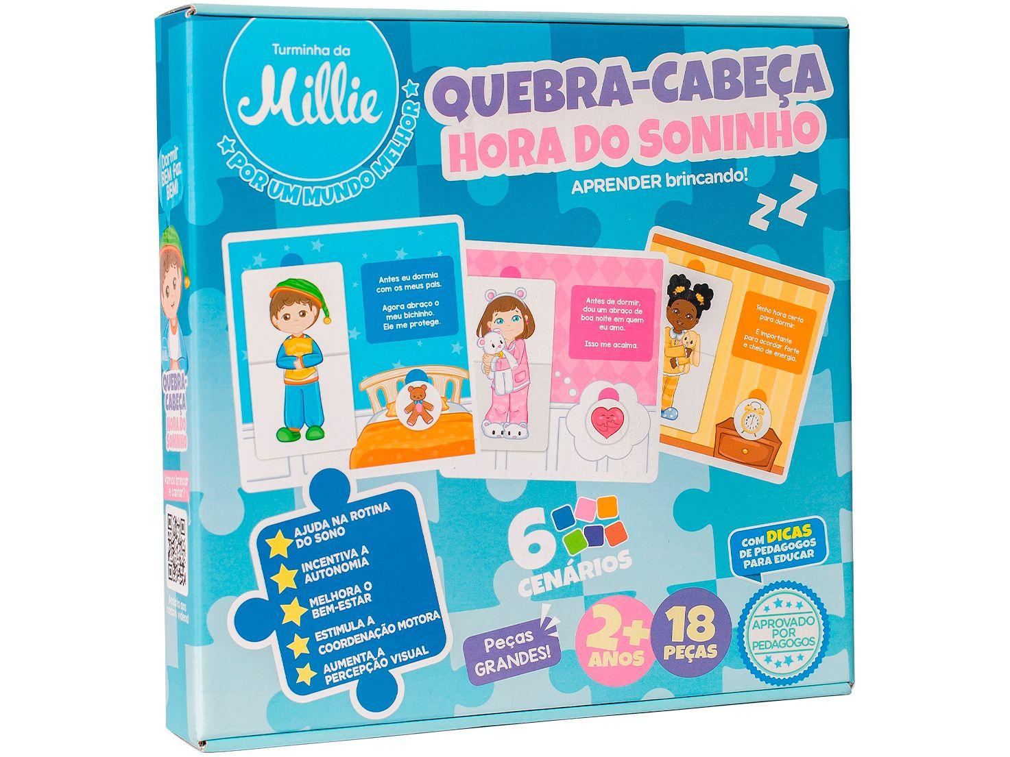 Quebra-cabeça 18 Peças Hora do Soninho