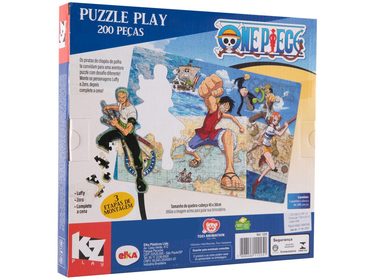 Quebra-cabeça 200 Peças Animes One Piece