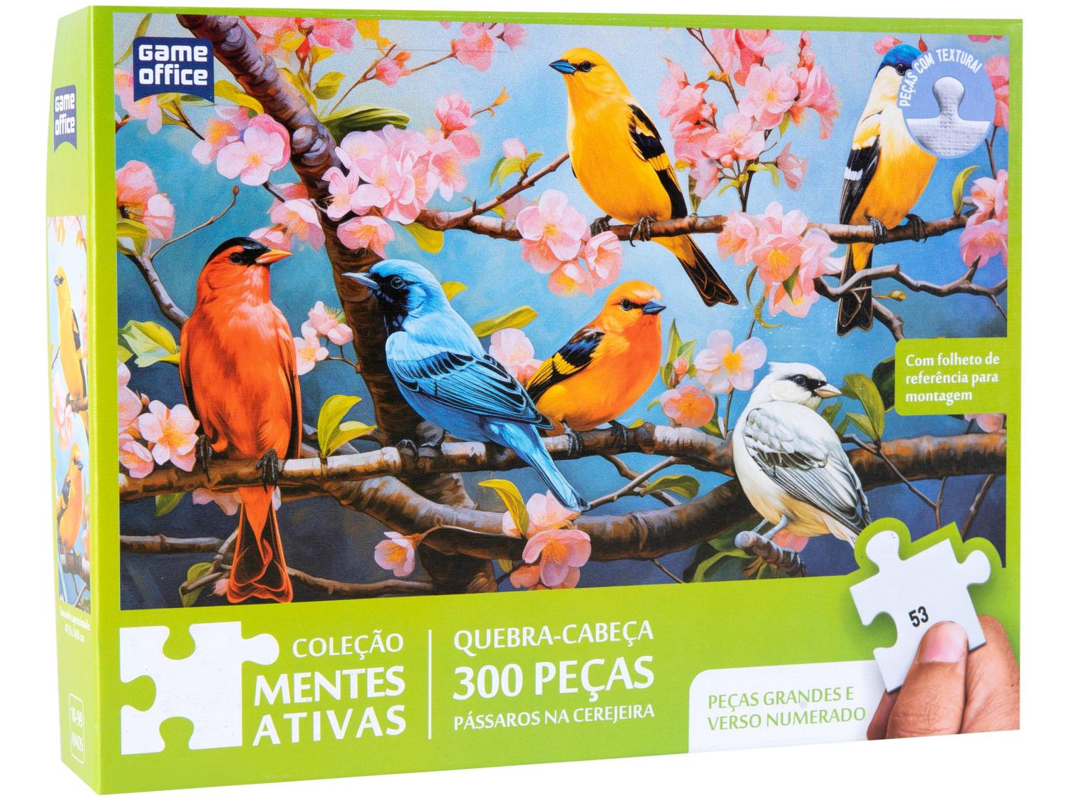 Quebra-cabeça 300 Peças Game Office Pássaros