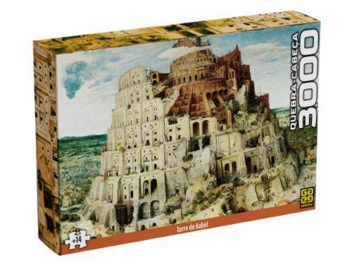 Quebra-cabeça 3000 Peças Torre de Babel Grow