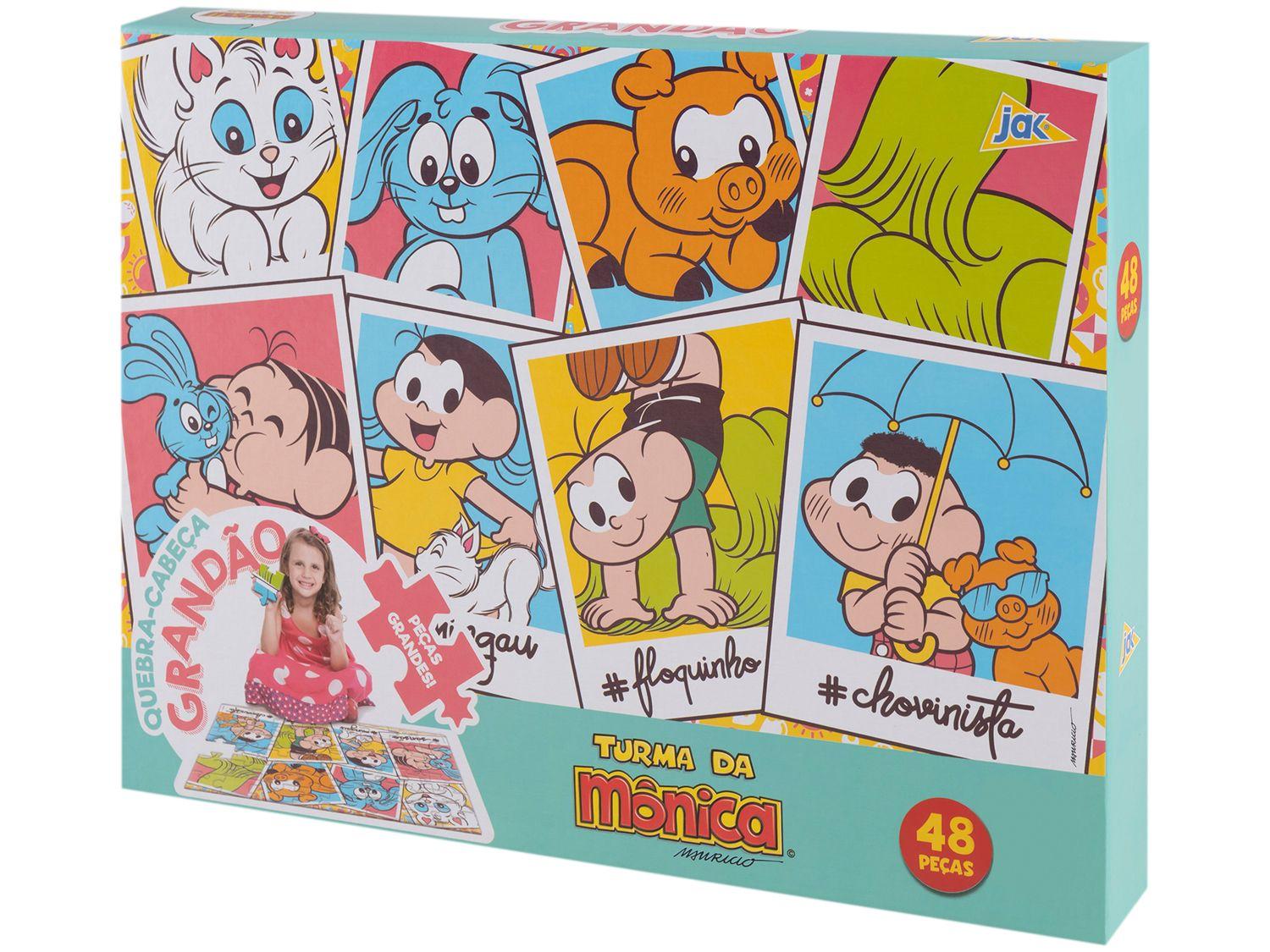 Quebra-cabeça 48 Peças Turma da Mônica Grandão Jak