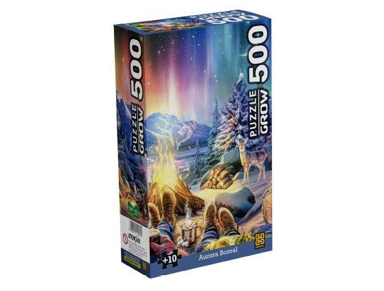 Quebra-cabeça 500 Peças Aurora Boreal Puzzle