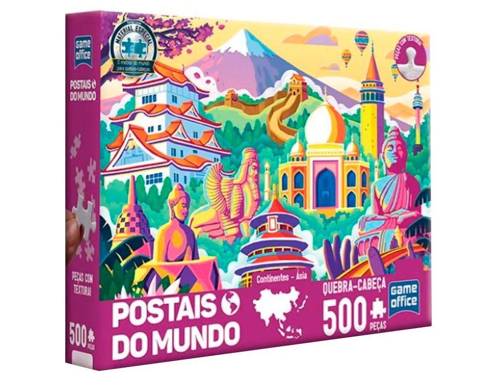 Quebra-cabeça 500 Peças Game Office Ásia