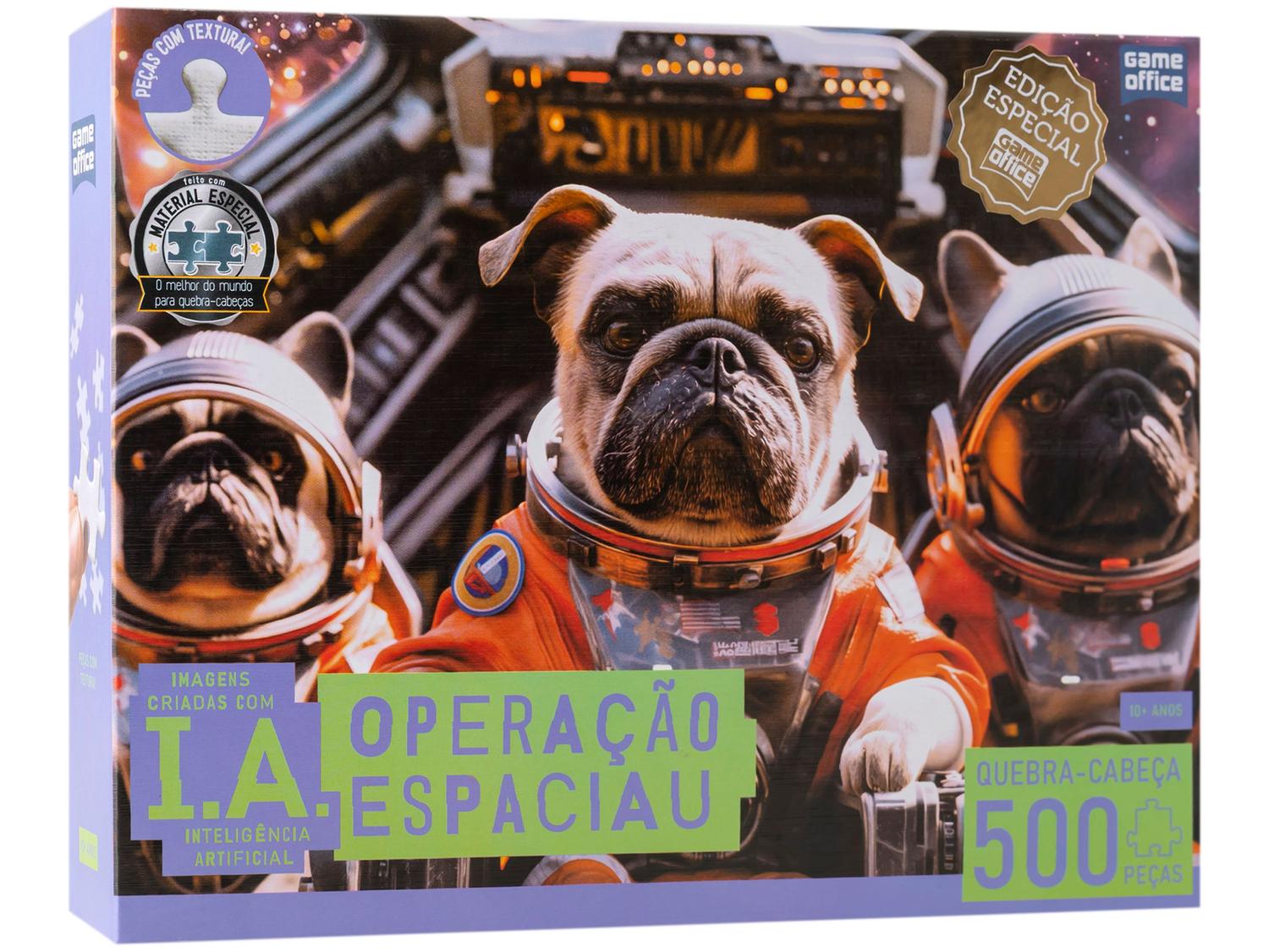 Quebra-cabeça 500 Peças Game Office 