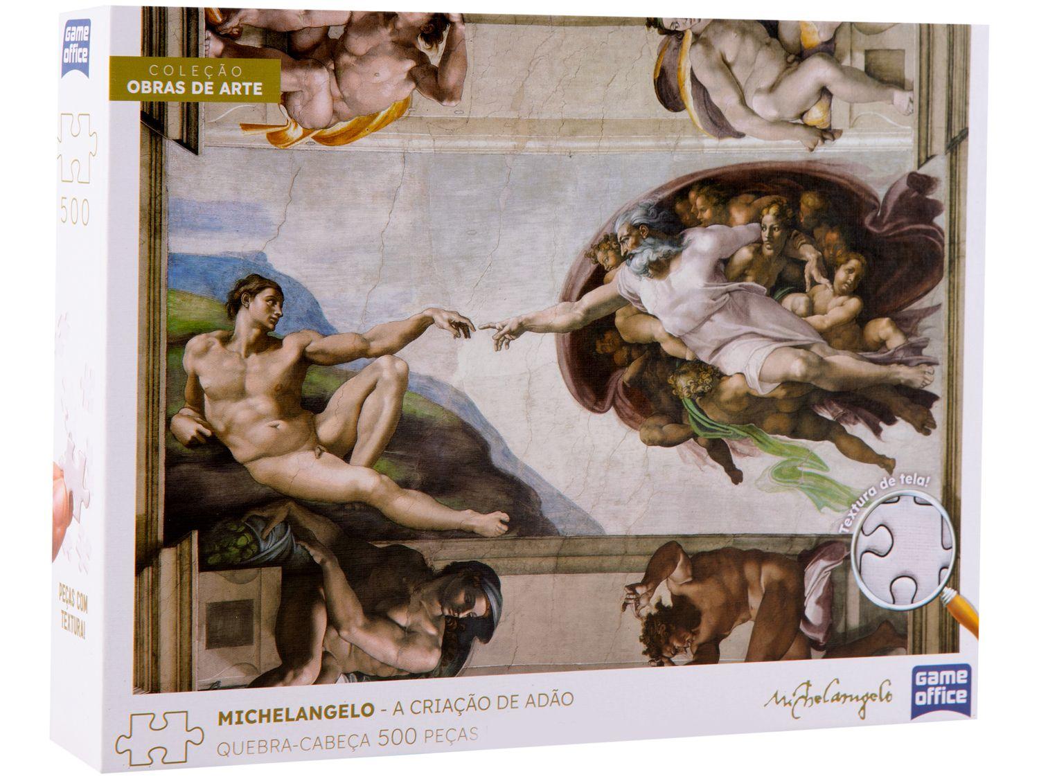 Quebra-cabeça 500 Peças Game Office Michelangelo