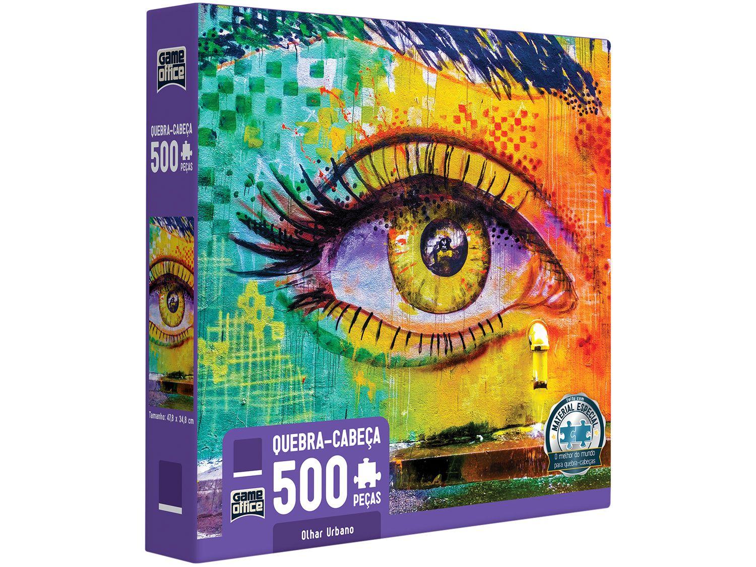 Quebra-cabeça 500 Peças Game Office 