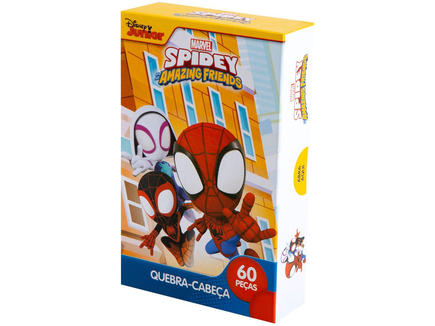 Quebra cabeça 60 Peças Os Vingadores Spidey