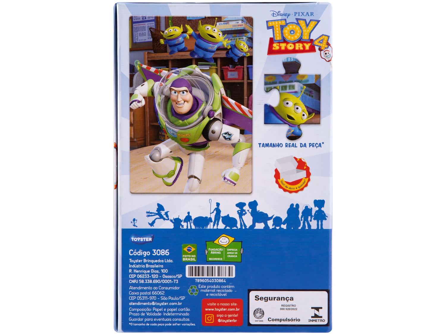 Quebra-cabeça 60 Peças Toy Story 4 Jak