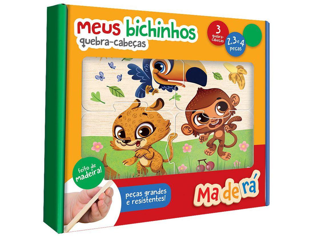 Quebra-cabeça 9 Peças Educativo Maderá