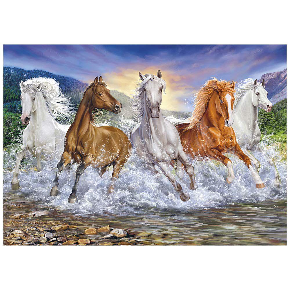 Quebra-Cabeça - Cavalos Selvagens - 1500 Peças - Grow - Quebra-Cabeça ...