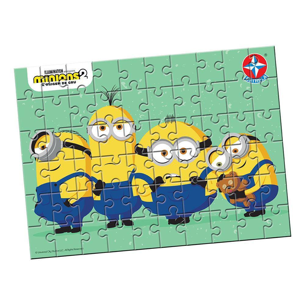 Quebra- Cabeça - Minions 2 - 60 peças - Estrela - Quebra-Cabeça ...