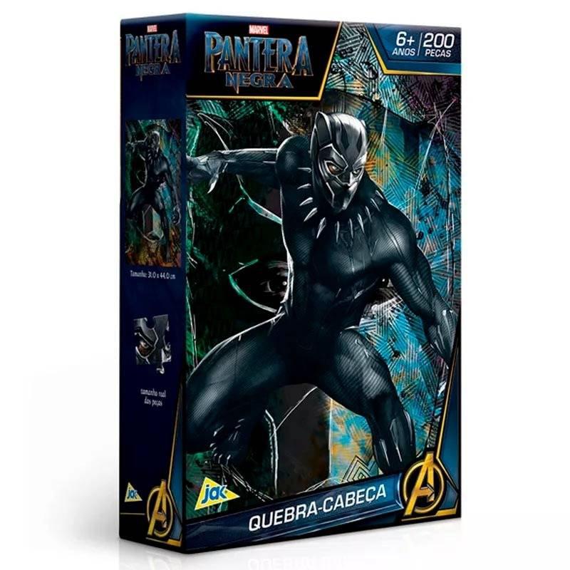 Quebra Cabeça Pantera Negra 200 Peças Toyster 2496 - 