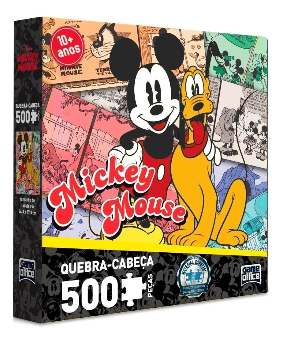 Quebra Cabeça Disney Turma do Mickey 500 peças - Toyster