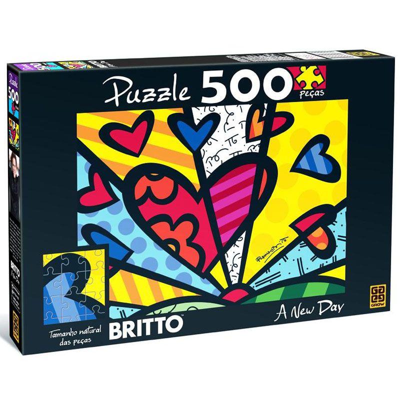 QuebraCabeça Romero Britto A New Day 500 Peças