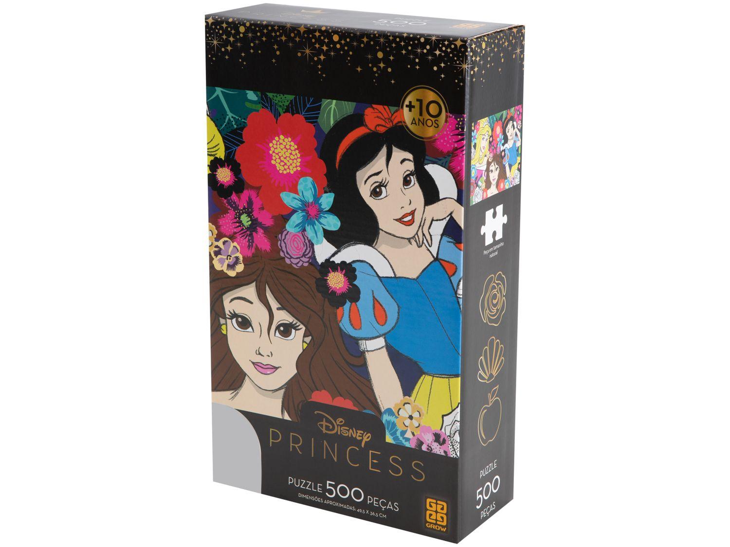 Quebra-cabeças 500 Peças Disney Princesas Grow