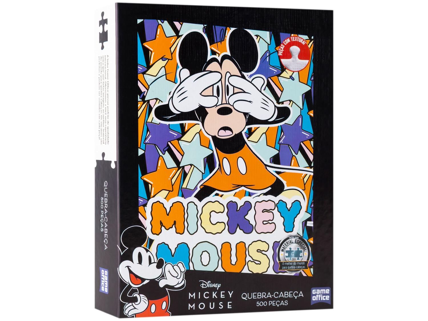 Quebra-cabeças 500 Peças Mickey Mouse Game Office