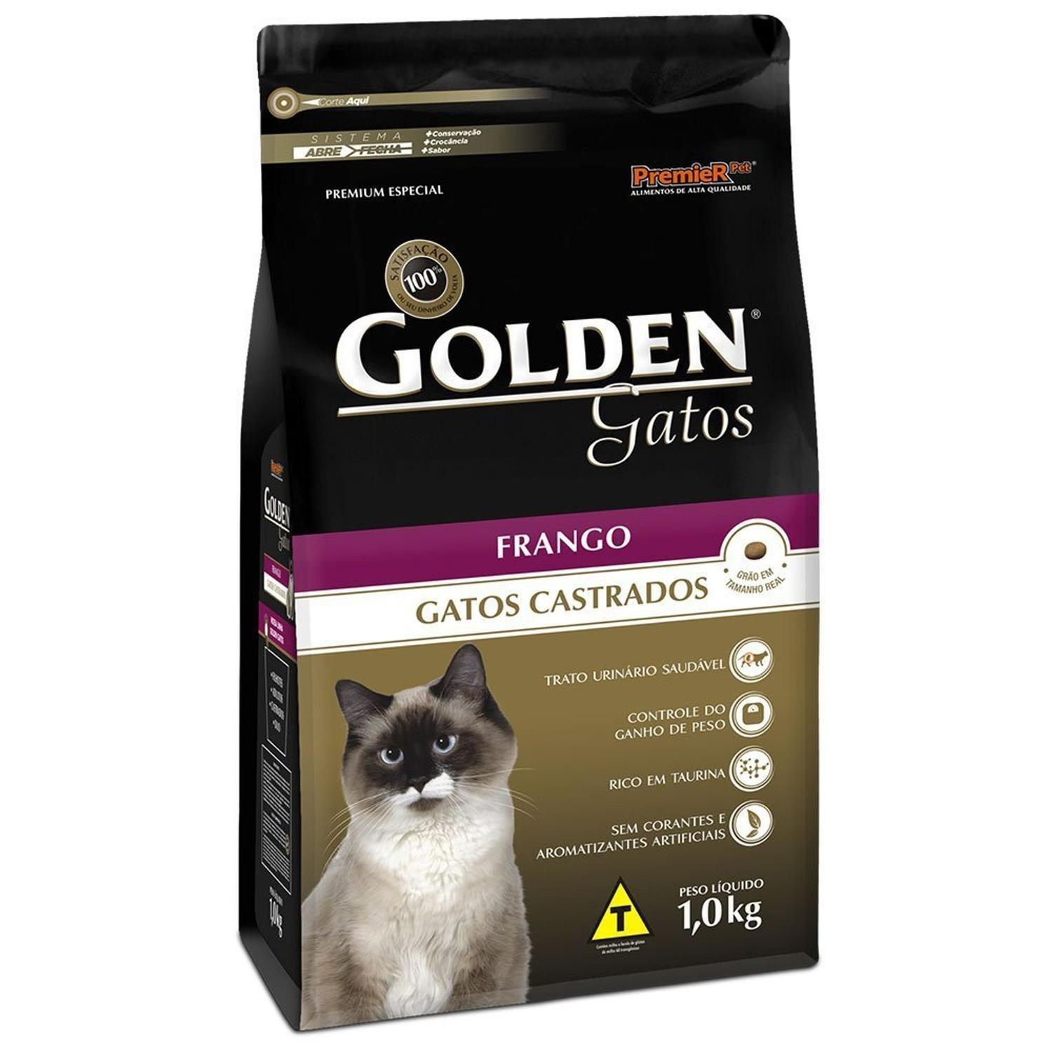 Ração golden gatos castrados 10kg Clearance