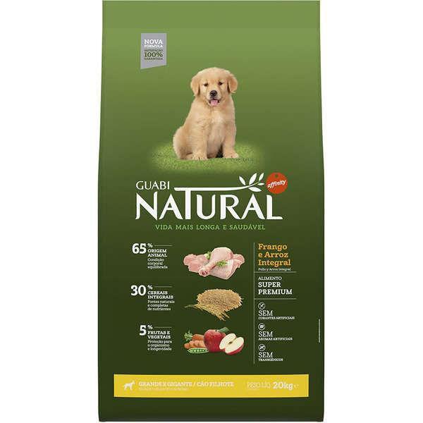 Ração guabi natural 20kg raças grandes Clearance