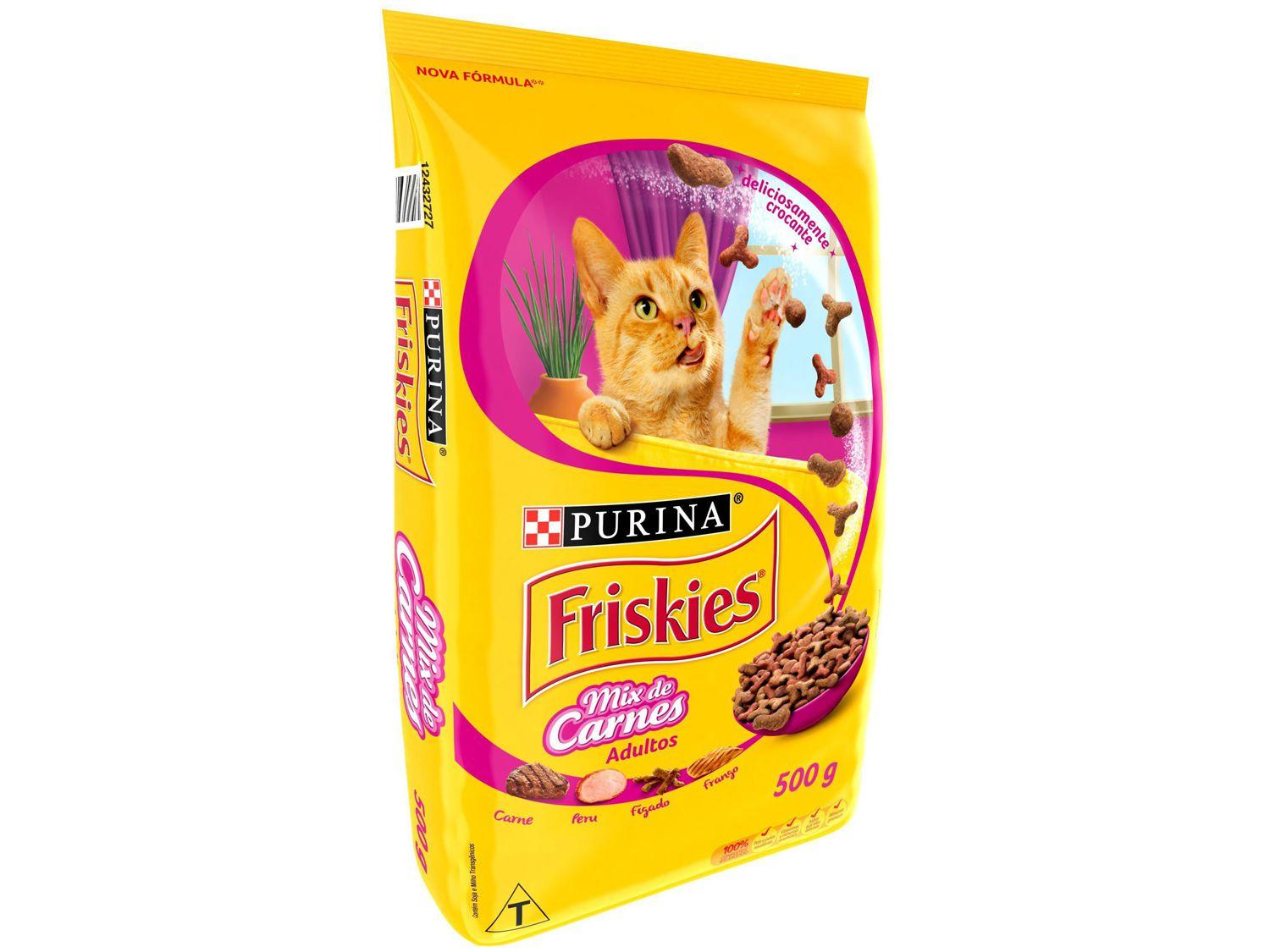 Ração Premium para Gato Friskies Mix de Carnes Adulto 500g Ração Seca para Gato Magazine Luiza Ração Premium para Gato Friskies Mix de Carnes Adulto 500g Ração Seca para Gato Magazine Luiza