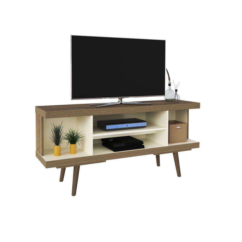 Rack Artely Dakota Com 1 Prateleira e 4 Nichos - Rack - Magazine Luiza