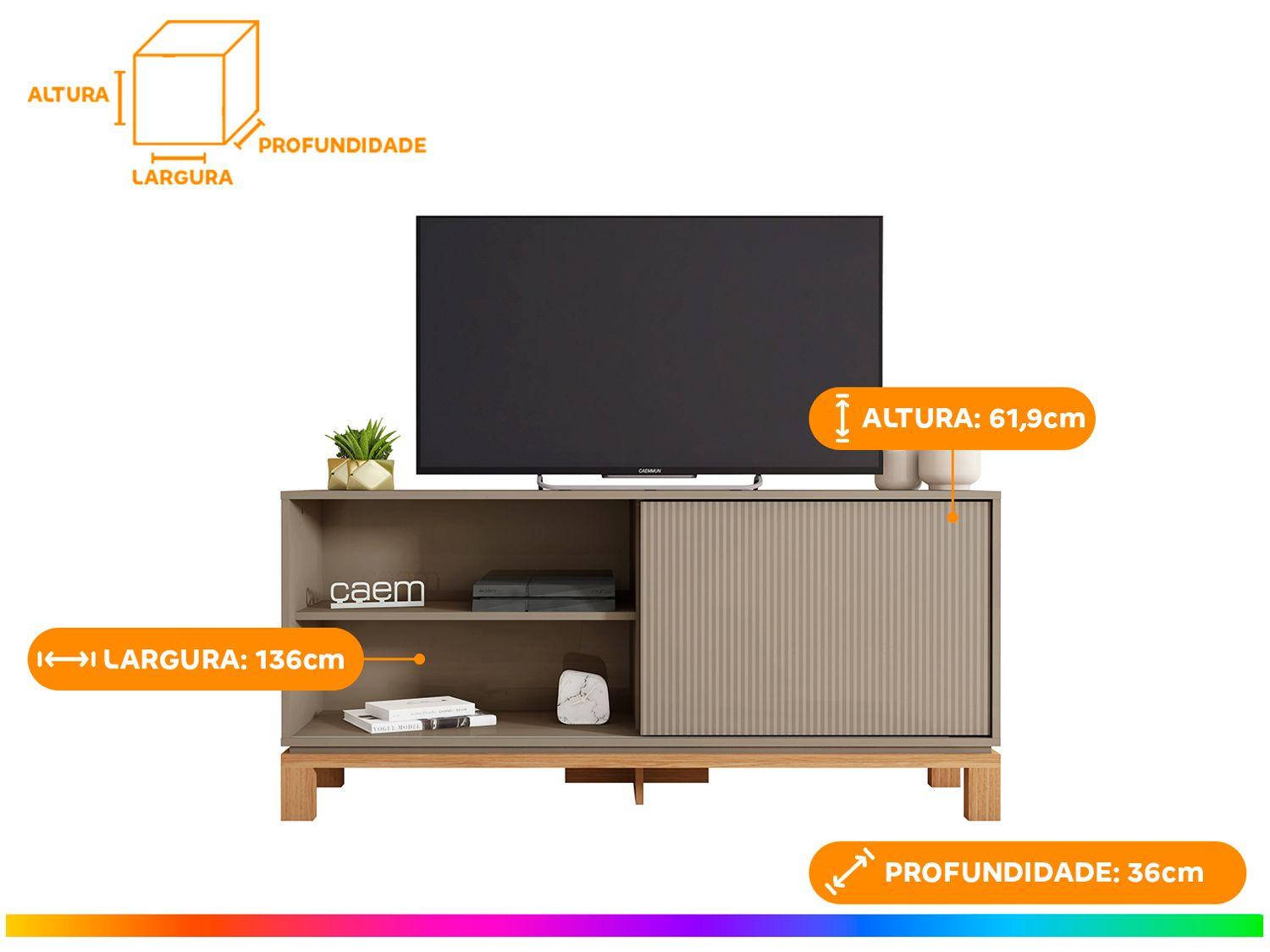 Rack para TV 45” Caemmun Mondrian