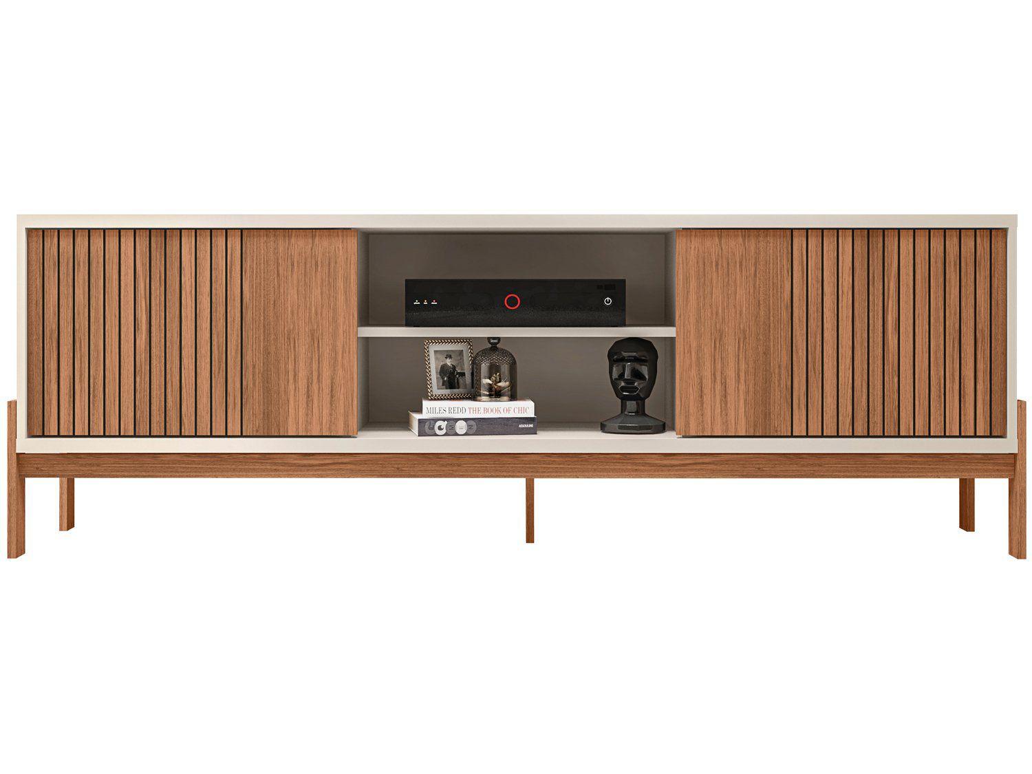 Rack para TV 72” 2 Portas Caemmun Tannen 1.8