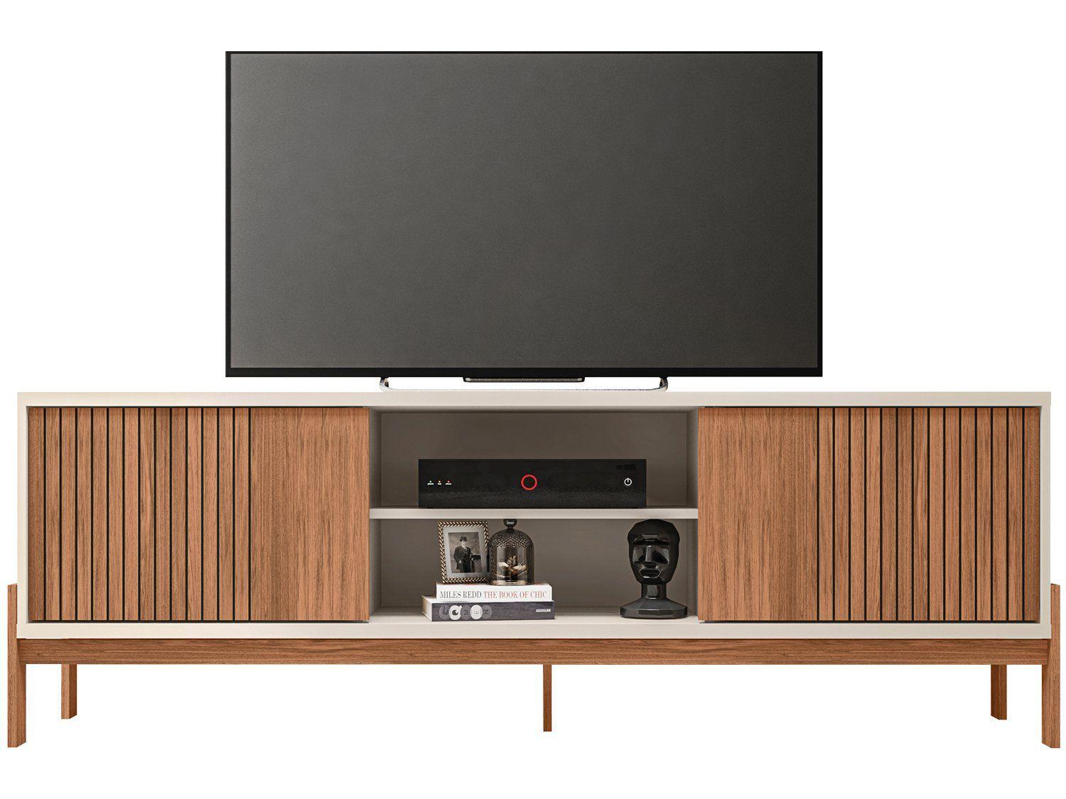 Rack para TV 72” 2 Portas Caemmun Tannen 1.8