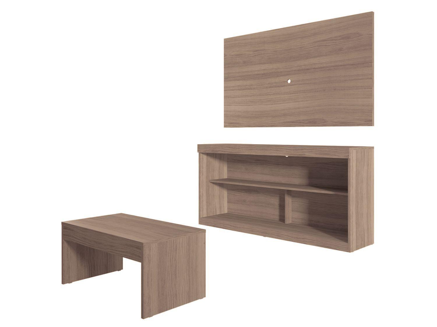 Imagem de Rack para TV até 47” com Mesa de Centro e Painel