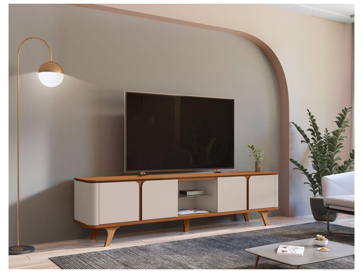 Rack para TV até 60" 4 Portas Casa D Roma