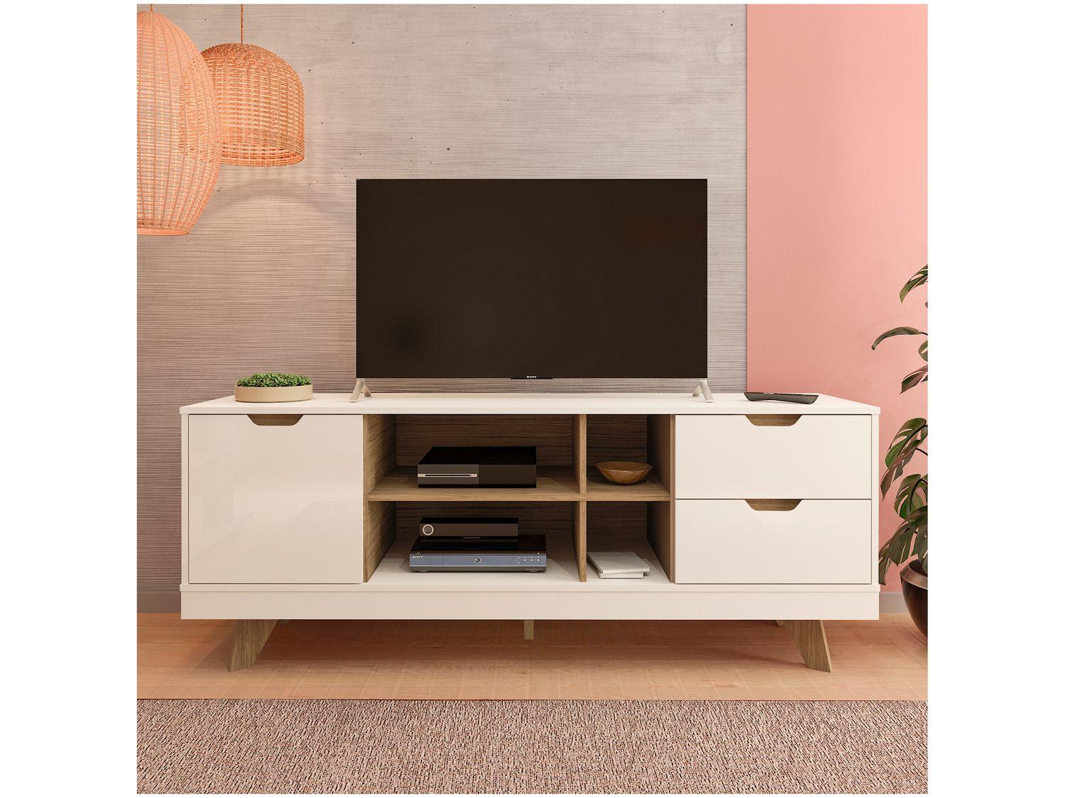 Rack para TV até 65" 2 Gavetas 1 Porta Artely Michigan