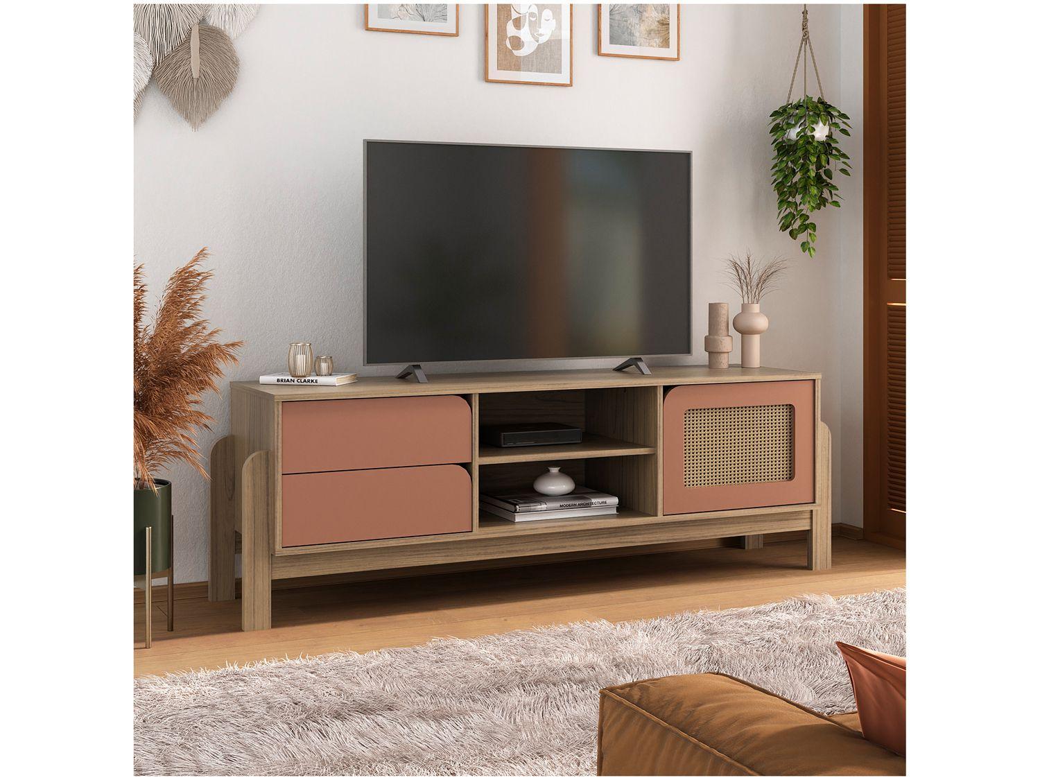 Rack para TV até 65" 2 Gavetas 1 Porta Artely Nature