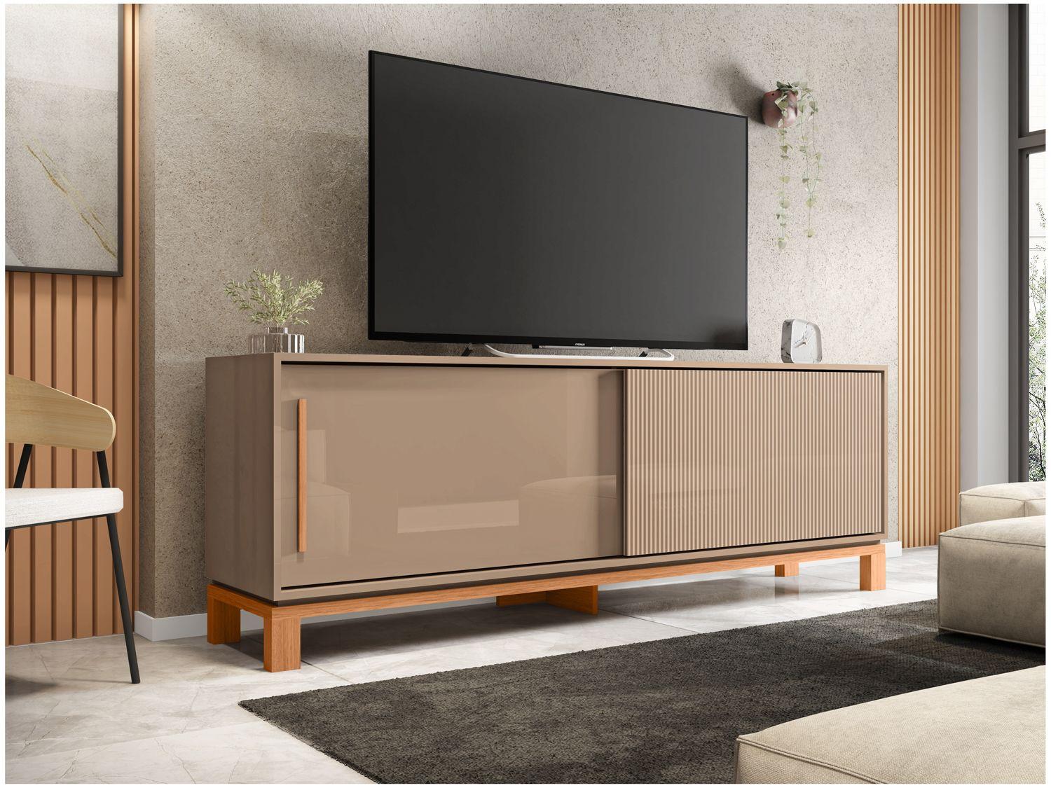 Rack para TV até 65” 2 Portas Caemmun Mondrian