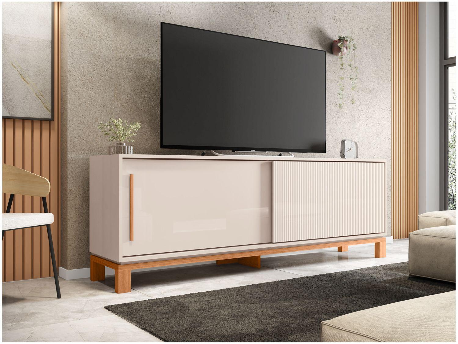 Rack para TV até 65” 2 Portas Caemmun Mondrian