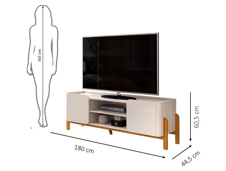 Rack para TV até 65" 2 Portas DJ Móveis Cher